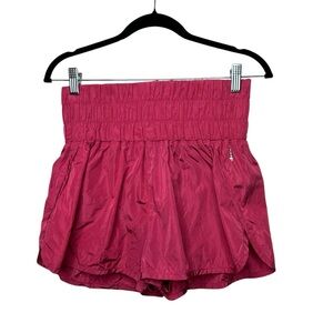 FREE PEOPLE FP MOVEMENT Way Home Shorts Hot Pink Fuchsia Small Medium